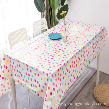 Holiday pe pattern rectangle table cloth